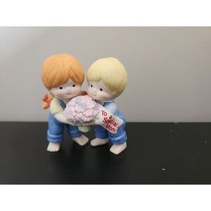 Enesco Country Cousins Special Mom Bouquet From Kids‎ Mothers Day Birthday